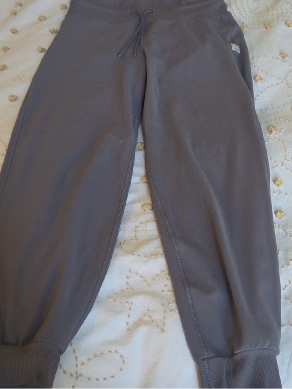 Vuori Light Gray Performance Joggers